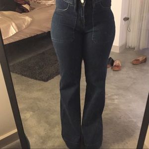 70s wide leg pants size 0/25